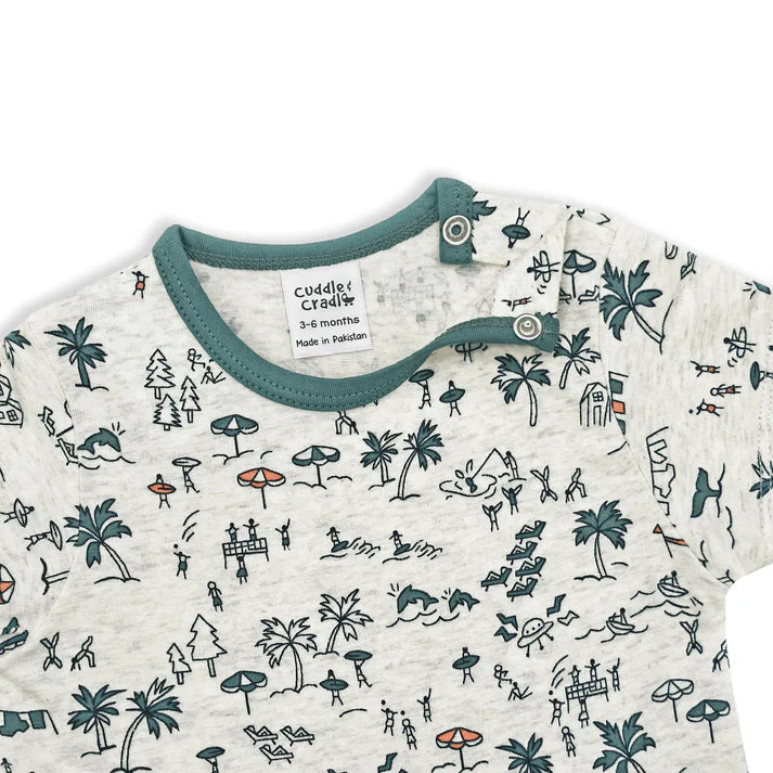 Baby Romper (Fun at beach)